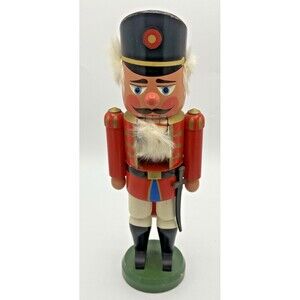 Vintage EXPERTIC NUTCRACKER Kurt Herr Soldier  13" W/ Sword - Germany